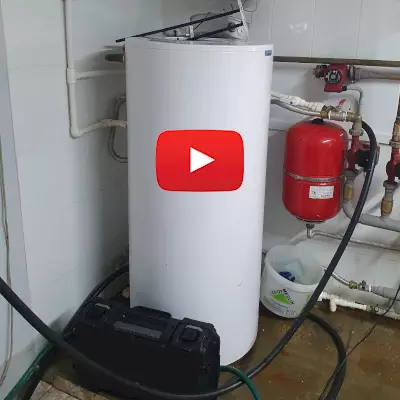 Видео промывки бойлера
